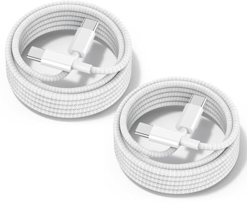 KK KENIK 2-Pack,60W Charging Cable 1 Metre Braided Cable,Fast Charger Cable For iPhone 16e/16/16+/16Pro /16 Pro Max/iPhone 15/15Pro/15 Pro max,Nylon Braided Cable (1 Metre)