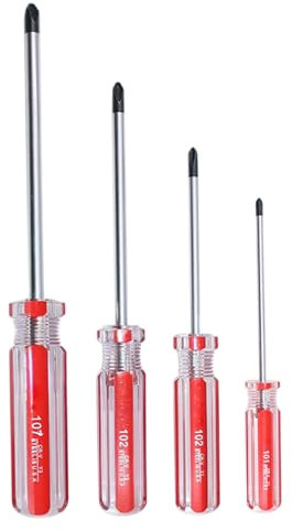 Veesper 4pcs Triwing Tournevis Set Y0 Y1 Y2 Y3, Pilotes de Type magnétique de précision précision pour la réparation électronique, Les Consoles Jeux, Les Smartphones et Les modèles RC