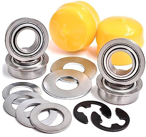 Daaxing Front Wheel Bushing to Bearing Conversion Kit Fits for John*Deere L100 L105 L110 L120 LA100 LA125 LA130 LA165 GX21931 M123811 GY20563 M14338 AM127304 Lawn Mower Tractors