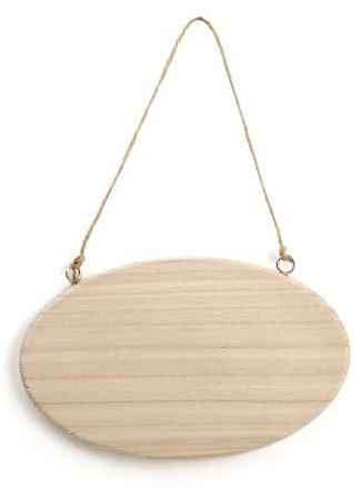 Plaque de porte en bois GRAINE CREATIVE à décorer avec cordelette