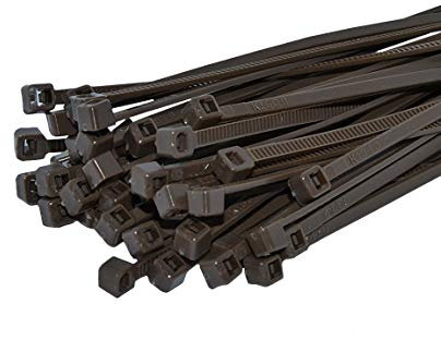 Kabelbinder Braun 1000 Stk. 2,5x100mm Polyamid 6.6 Industriequalität (Braun)