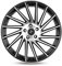 KESKIN KT17 9,5Jx21 5/120 ET38 74,1 MATT BLACK FRONT POL