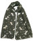 Lina & Lily Damen Schal Glitzer mit Silber Einhorn (Dunkelgrau)