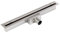 walexo Duschrinne Slim Bodenablauf Ablaufrinne Abflussrinne Duschablauf befliesbar (RUND, 1100 x 70 mm)