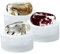 Musykrafties Ovale Kuppel-Silikonform für flüssigen Ton, Epoxidharz, Schmuckherstellung, flach, 17 mm, 16,6 mm, 16 mm, Größe 13–14, 12–13, 10–11