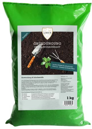 Linsor Engrais vert pour semis de printemps, riche en azote, formation d'humus, 1 kg pour 333 m²
