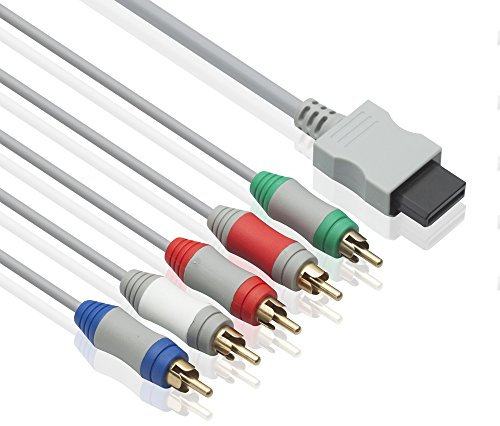 TENINYU - Cavo audio con componenti Wii per componenti HDAV HD AV a HDTV/EDTV 5 RCA Video e RCA Stereo Audio Audio Cavo AV per Nintendo Wii e Wii U