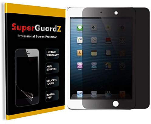 Displayschutzfolie für iPad Mini 5 (2019) / Mini 4 (Privatsphäre, Anti-Spy), SuperGuardZ, Kratzfest, blasenfrei
