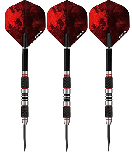 Designa Vampires V2 Dartpfeile | M2 | Standard & personalisierbar mit Stahlspitze | 21g, 23g, 25g
