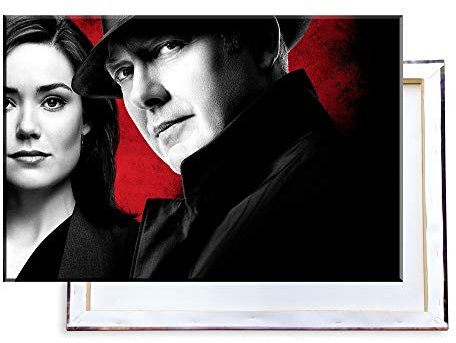 Unified Distribution The Blacklist - 100x70 cm Kunstdruck auf Leinwand • erstklassige Druckqualität • Dekoration • Wandbild