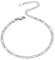 ChicSilver 925 Sterling Silver Figaro Chain Bracelet for Women Hand Chain Minimalist Jewelry