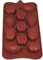 Selecto Bake Molde de Silicona frutas de verano 1 pieza 11 cavidades molde de silicona en forma de fruta molde de chocolate cubitos de hielo caramelo gelatina molde de frutas de verano