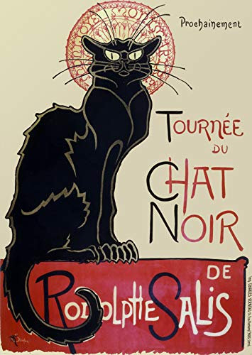 Poster Reproduktion, Motiv: Tourée du Chat Noir Paris, Größe 50 x 70 cm, Papier 300 g, Digitaldatei HD möglich