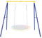 COSTWAY Estructura de Metal Resistente para Columpio, Estructura en A Extra Grande en Acero Resistente para Columpio con Palos y 2 Maneras de Colgarla, Aguanta hasta 250 kg(Estructura 1)