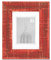 Landhaus-Bilderrahmen Adele Rot 30 x 40 cm Museumsglas 2mm Landhaus verwittert Haptik