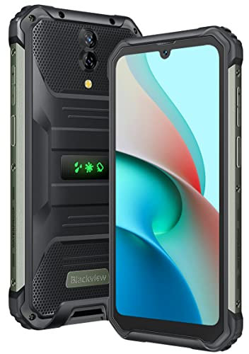 Blackview BV7200 Outdoor Handy ohne Vertrag, 50MP Dual Kamera, Helio G85 6GB+128GB, IP68 Android 12 Robust Smartphone, 6.1'' HD+ Display, Box Lautsprecher, Handschuh Modus, 5180mAh Akku, NFC Schwarz