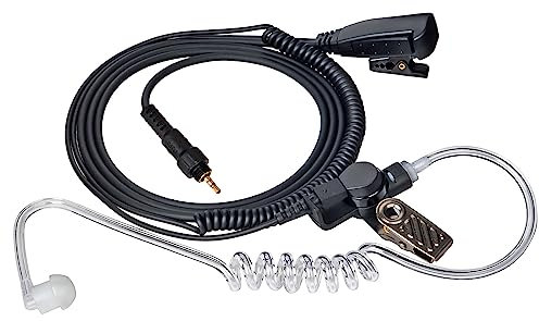 HYS Auricolare radio acustico compatibile con Motorola CLP1040 CLP1060 CLP446 ect radio digitale, auricolare con microfono e PTT