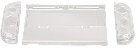 Klare Spielekonsolenhülle für für OLED, Stoßfeste Gamepad Schutzhülle mit Andockbarer Design Schutzhülle