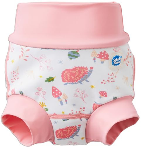 Splash About Happy Nappy Pannolino da Nuoto Riutilizzabile And Toddler Swim, Forest Walk, 3-6 Mesi Baby Girls
