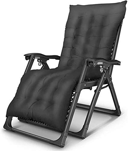Leichter FGVDJ Leichter Zero-Gravity-Liegestuhl, klappbarer Relaxsessel mit atmungsaktiver Matratze, Liegestühle, Liegebettstuhl für Strand, Terrasse, Garten, Camping in Blau Present