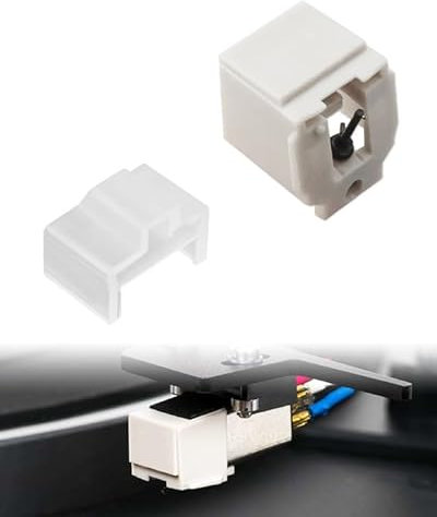 SZRKRLA ATN3600L Ersatz-Eingabestift für Audio-Technica-Modelle AT-LP60X AT-LP60XBT AT-LP60XBT-USB Diamant-Schallplattenspieler-Nadeln mit Schutzhülle für Schallplattenspieler, Nadeln mit hoher Härte