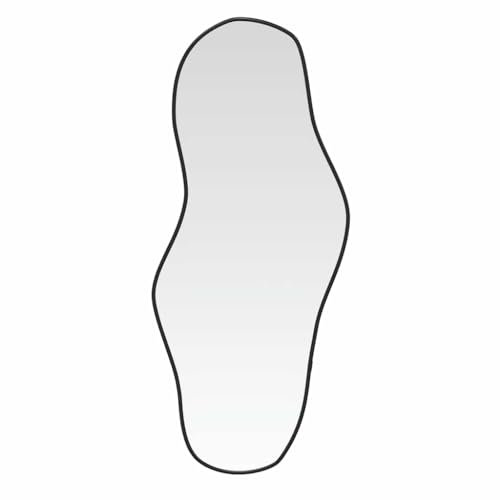 vidaXL Wandspiegel Flurspiegel Spiegel Badspiegel Hängespiegel Dekospiegel Schminkspiegel Kosmetikspiegel Wohnzimmer Schwarz 70x30cm