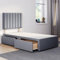 ComfoRest - Sophisticated 3FT Single Bed Base | Spacious Frame with 2 Storage Drawers | Durable Design for Practical Living | Versatile Choice for Contemporary Interiors (Grey Plush)