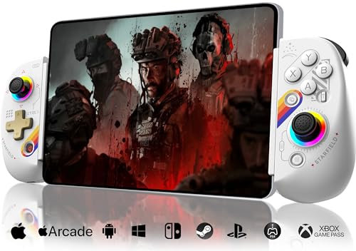 Joso D8-Controller für iPhone/iPad/Android/Tablet, Controller für Switch/PS/PC mit Hall-Effekten, Joysticks, Abspielen von COD, Genshin-Impact, Android-Controller, unterstützt