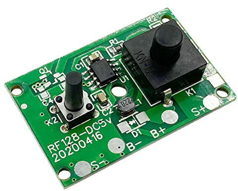Reykentu Placa de Circuito de Placa de Control de Cadena de LáMpara Solar de 1,2 V con Interruptor MóDulo de Controlador de Panel de Control de Alumbrado PúBlico Solar