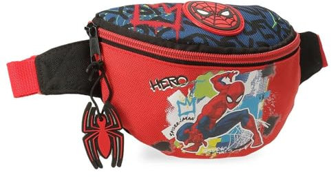 MARVEL Spiderman Urban Garçon Bagage - Sac messager, Noir, 27x11x6.5cm