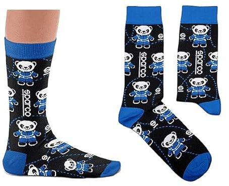 Sparco Socken Panda-Design, Größe 41-46