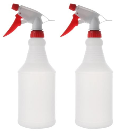 SOLUSTRE 2pièces Vaporisateurs Vides Réglables Pour Nettoyage Bouteilles Plastique Compactes Pour Arroser Les Plantes Et Ranger Facilement