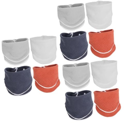 ibasenice 12 Stk Lätzchen Speicheltuch Für Babys -bandana Babyhandtuch Neugeborenes Speicheltuch Handtücher Speichel Des Babytuchs Baumwolle