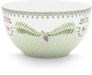 Pip Studio Lily&Lotus Tiles Light Green Bowl 15cm