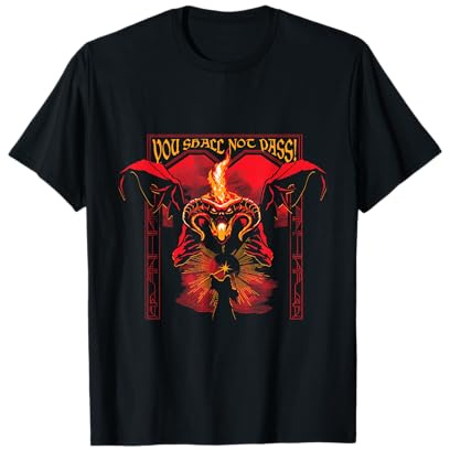 You Shall Not Pass Fantasy Wizard Art - Il Signore degli Anelli Maglietta