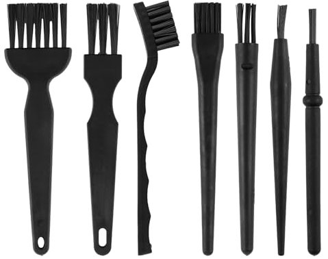 Anti Static Cleaning Brush Set, 7 Pcs ESD Brushes Dust Cleaning Plastic Nylon Small Cleaning Brush For Laptop Computer Keyboard Camera Monitor Screen Mobile Phone Cleaning Kit