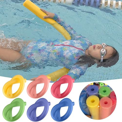 Schwimmnudel Mehrfarbige Schwimm Schaumstoff,120cm Poolnudel Schwimmstange Pool Wassernudel Aquagymnastik,Lange Hohl-Schwimmnudeln für Bastelprojekte,Schwimmhilfe Strand,1 Stück (A)