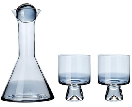 Asukohu Glaskrug 1 5 L Breites Mund Design Für Mühelos Reinigen Der Haushaltsküche Essentiell Für Mehrere Getränke Roségoldene Griffglaskrug Mit Tassen