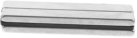 NUOBESTY 4 Stück Magnetische Fahnengewichte Rechteckig 60X10X3mm Windfeste Fahnenmastgewichte aus Robustem Magnetmaterial Fahnenmastbodengewichte für Outdoor Fahnen