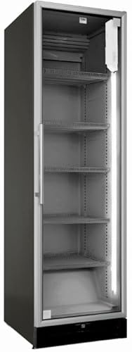 Beko Professional Glaskühlschrank, ADN 221S BP, 455 Liter, 60x68,5x202,5 cm, Silberfarben, Automatische Abtauung, Wechselbarer Türanschlag