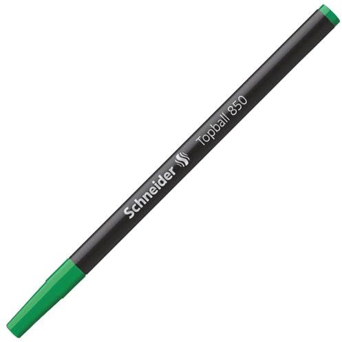 SCHNEIDER Tintenroller Topball 850 05, Grün, 5 Stück