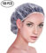 Amison Lot de 100 bonnets de douche jetables en plastique pour salon, spa, voyage, hôtel, douche, transparent