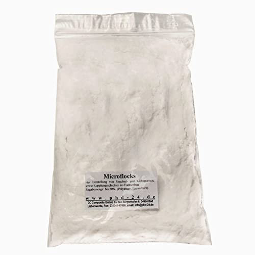 Microflocks - Baumwollflocken 10kg zur Herstellung von Spachtel- und Klebemassen sowie Kupplungsschichten im Formenbau für Polyester- und Epoxidharze