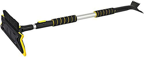 WerkzeugHERO Teleskop Eiskratzer mit Soft Schneeschieber
