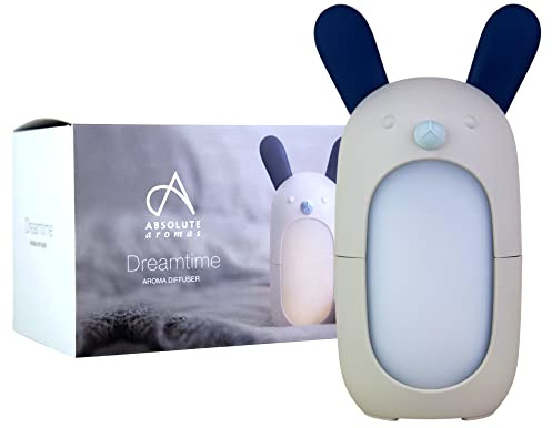 Absolute Aromas Dreamtime Diffuser and Musical Night Light with cute changeable features - To use with Essential Oils in nursery, home, kids