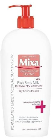 Mixa Intensiv nährende Reichhaltige Körpermilch für trockene und sehr trockene Haut mit Allantoin