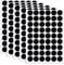 5 Hojas/270 Piezas Pegatinas Adhesivas para Tornillos, Tapa Embellecedora Adhesiva para Orificios de Tornillos, Cubiertas Autoadhesivas para Tornillos Decorativas para Muebles - Negro