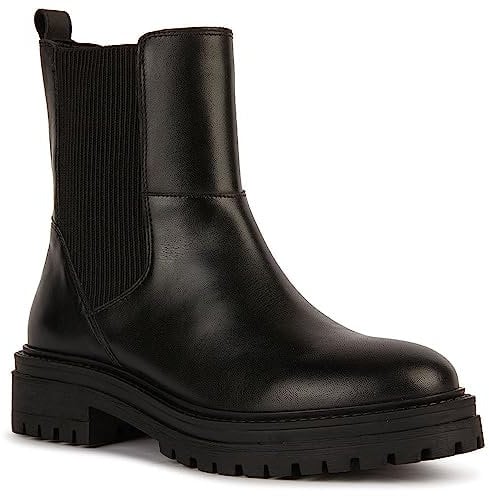 Geox D Iridea D26HRD043, Stivali Donna, Black, 39 EU