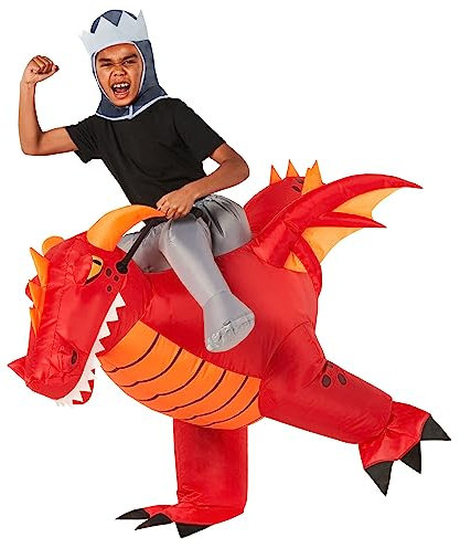 Morph Déguisement Dragon Enfant, Costume Animal Gonflable, Idéal Carnaval et Fêtes, Taille Unique
