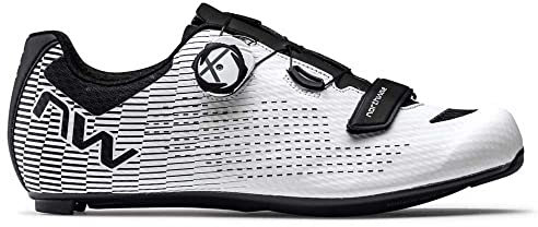 Northwave Storm Carbon 2 Rennrad Fahrrad Schuhe weiß/schwarz 2024: Größe: 47